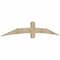 Ekena Millwork Bellingham Rough Sawn Timber Gable Bracket, Douglas Fir, 96"W x 16"H x 2"D x 6"F, 4/12 Pitch GBW096X16X0206BEL00RDF - alternate 4